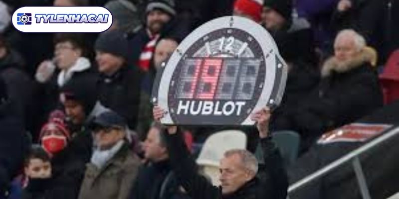 Một vài quy định của luật bù giờ bóng đá